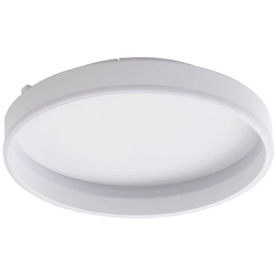 Image of Lindby Smart LED ceiling lamp Yasmen, white, metal, CCT, Tuya