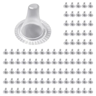 Image of Pack of 100 Ear Thermometer Protective Caps, Fever Replacement Digital Braun Universal Caps