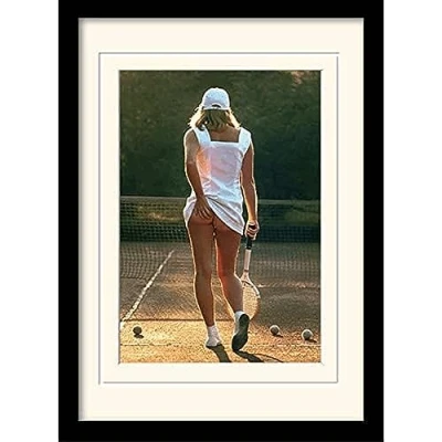 Image of Pyramid International MP10565P PL Tennis Girl Memorabilia Art Print, Multi Colour, 30 x 40 cm