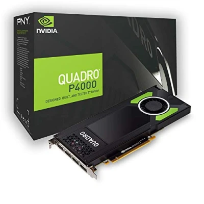 Image of PNY NVIDIA Quadro P4000 4x DP 8 GB GDDR5 PCI Express Professional Graphic Card Black (Refurbished)