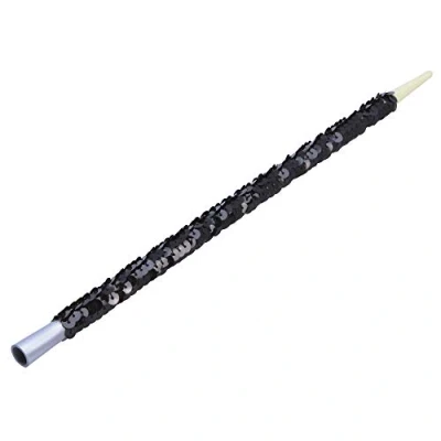 Image of Bristol Novelty Long Cig Holder, Polyethylene and Sequined Fabric, Black, One Size