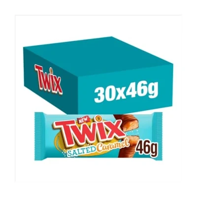 Image of Twix Salted Caramel (Twin) 46g (30 Units) Full Case