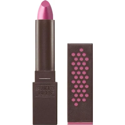 Image of Burt&#039;s Bees 100% Natural Glossy Lipstick, Pink Pool