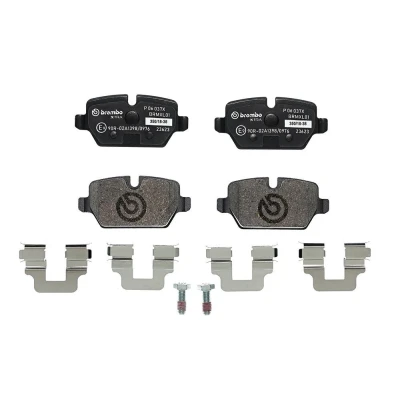 Image of 34121288889, 34121288890, 34212288889, 34212288890, 34216767145 Brake pad set BREMBO P 06 037X BMW: 3 Saloon, Coupe, Touring