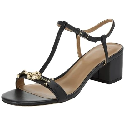Image of BOSS Emberlyn Sandals, Women&#039;s, Size: 4, Black Leather
