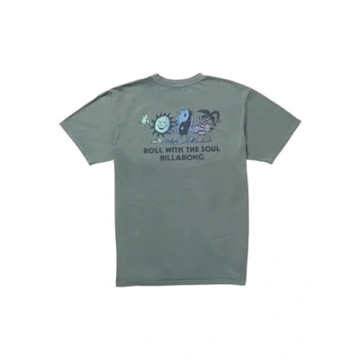 Image of Billabong ROLL Premium Unisex Print Tshirt, Size: Large, Dark slate