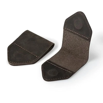 Image of Londo Genuine Leather Handmade Bookmark (Set of 2) (Chestnut, Magnetic)