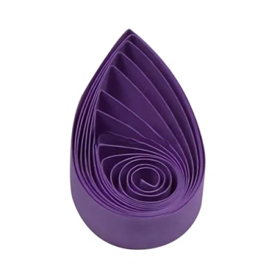 Image of ODETOJOY 120pc Paper Quilling Strips 3mm Papers Craft Single Color (Purple)