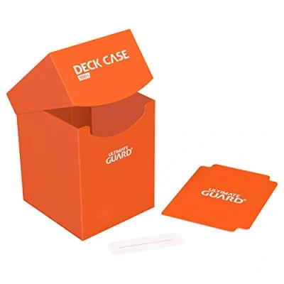 Image of Ultimate Guard 100 Plus Deck Case (Standard, Orange)