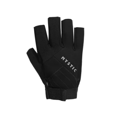 Image of Mystic Watersports Surf KiteSurf &amp; Windsurfing Rash Short Finger Neoprene Wetsuit Glove Black Unisex