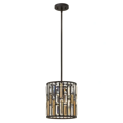 Image of Gemma 1 Light Ceiling Mini Pendant Vintage Bronze, E27