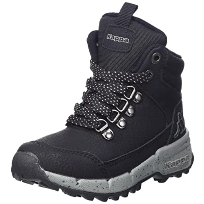 Image of Kappa Tiber K Sneaker, Black Grey, 11 UK Child