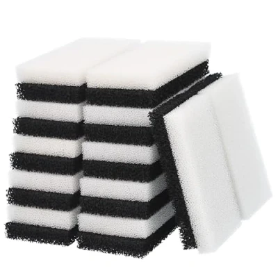 Image of LTWHOME Compatible Foam Filters and Carbon Set Suitable for Interpet PF3 Internal Filter(Pack of 24)