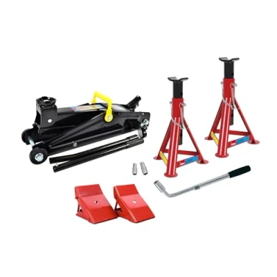 Image of Hilka 82930130 3 Ton Combination Jack Kit, Black Red