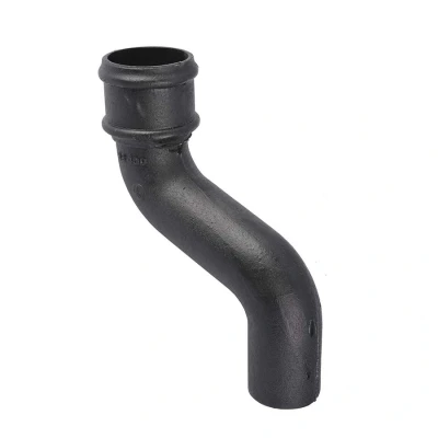 Image of Saint Gobain Classical Cast Iron Downpipe 150mm Offset 100mm Black Pam Building Products