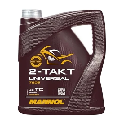 Image of MANNOL MN7205 4 2 Stroke Oil API TC Motor Oil, Liter