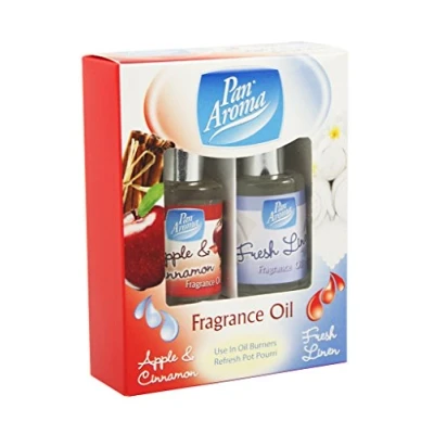 Image of Pan Aroma Fragranced Oils 2 Pack Apple/Cinnamon (321344)
