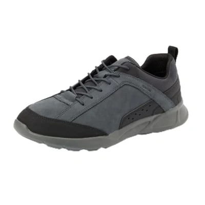 Image of Geox Men&#039;s U Sanzio C Sneaker, Navy Black, 6 UK