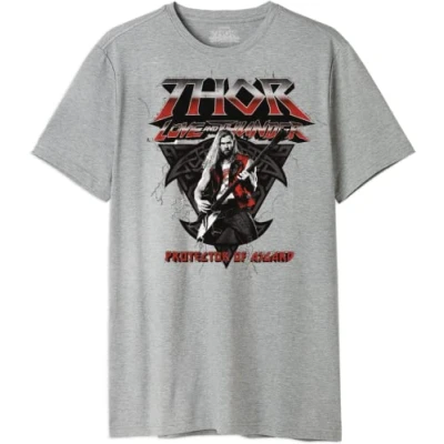 Image of Marvel Men&#039;s Metlatmts016 T Shirt, Grey Mix, S