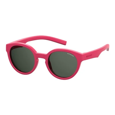 Image of Sunglasses Polaroid Pld 8019/s/sm col. 35j/m9 Child Round Pink