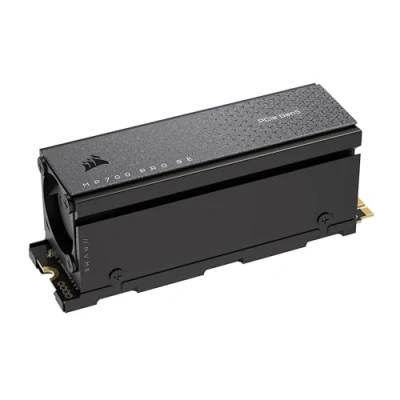 Image of Corsair MP700 PRO SE with Air Cooler 2TB PCIe 5.0 x4 NVMe 2.0 M.2 SSD 2280 Up to 14,000MB/sec Sequential Read High Density 3D TLC NAND Black
