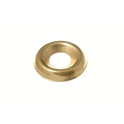 Image of Screw Cup Surface Finishing WASHERS No. 8 EB Brass Plated (Pack of 100)
