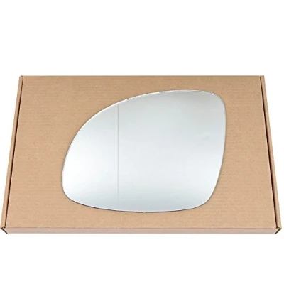 Image of Less4spares Wing Mirror Glass Left Compatible with VW Tiguan 2007 2016 STICK ON Passenger Near Side Blind Spot