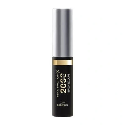 Image of Max Factor 2000 Calorie Volumising Brow Sculpt Gel, Long Lasting, Plumped &amp; Fuller Looking Brows, Waterproof, Smudge Proof, Shapes Intensifies, 006 Clear, 4.5ml