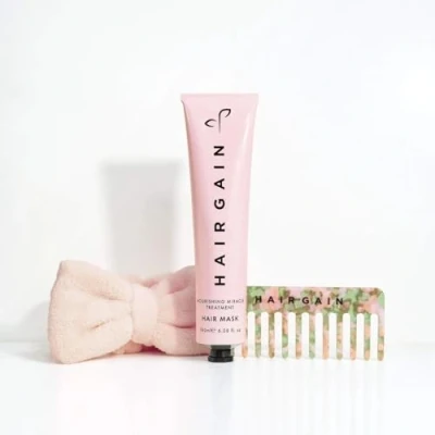 Image of Hair Gain Nourishing Mask (50ml), Headband and Comb Bundle of 3