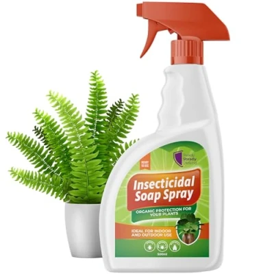 Image of Insecticidal Soap Spray for Plants 500ml Natural Pest Control Indoor &amp; Outdoor Use Kills Aphids, Spider Mites, Whiteflies and More Insecticide Houseplants, Vegetables Gardens