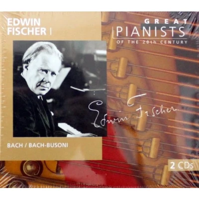 Image of Great Pianists of the 20th Century Edwin Fischer, Vol.1