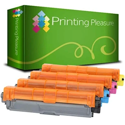 Image of Printing Pleasure 4 Pack TN241 TN245 Toner Cartridges compatible with Brother DCP 9020CDW HL 3140CW 3142CW 3150CDW 3152CDW 3170CDW 3172CDW MFC 9130CW 9140CDN 9330CDW 9340CDW
