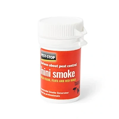 Image of Pest Stop Mini Smoke Insect Killer Cockroaches, Bed Bugs, Fleas and Other Crawling Flying Insects Long Lasting Action Instant Protection Simple