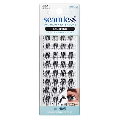 Image of Ardell Seamless Underlash Extensions Refill Faux Mink, False Eyelashes, Vegan Friendly, 32 Assorted Lengths (Pack of 1)