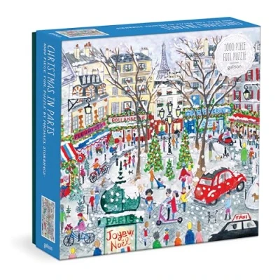 Image of Galison 9780735380547 Michael Storrings Christmas in Paris 1000pc Puzzle