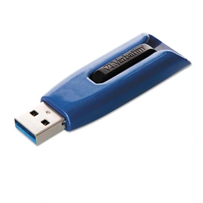 Image of VERBATIM Store &#039;n&#039; Go V3 Max USB 3.0 Memory Stick 128 GB, Blue, Black,Blue