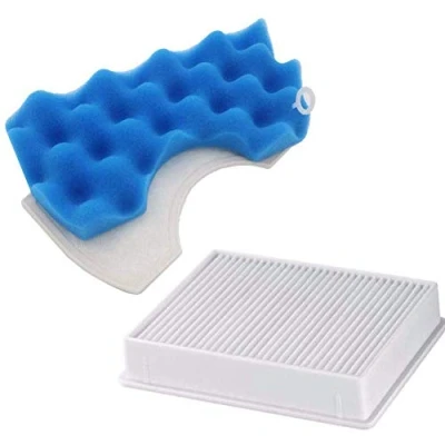Image of 1pc HEPA Filter Kit, H11 Dust + 1 set Blue Filters, Sponge Pad Vacuum Cleaner Accessories Filters Kit for Samsung SC4300 SC447 VC B710W