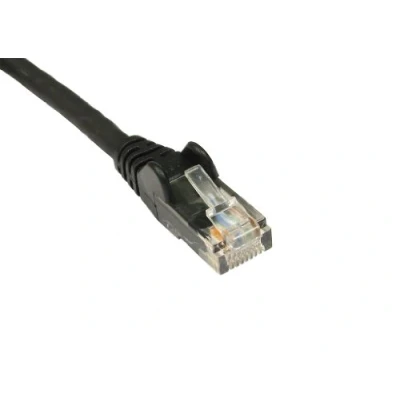 Image of World of Data 3m Network Cable (BLACK) CAT5e (enhanced) RJ45 Ethernet Patch LAN Router Modem 10/100 Lead