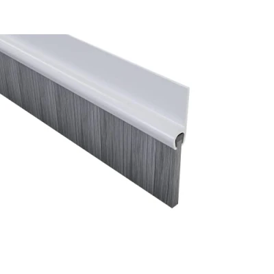Image of STORMGUARD 02Sr0202134W PVC Bottom Door Brush Seal 2134Mm Draught Excluder, White