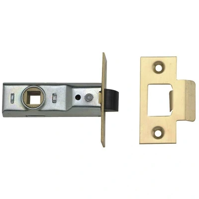 Image of Union Tubular Mortice Latch 2648 Polished Brass 76mm 3in Box UNNJ2648PL30
