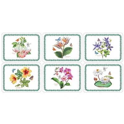 Image of Pimpernel Exotic Botanic Garden Placemats, Set of 6