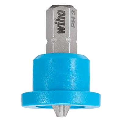 Image of Trend Snappy No.2 Phillips 25mm Long Insert Bits with Plastic Depth Collar for Drywall Screws, Pack of 2, SNAP/DWIPH2/2