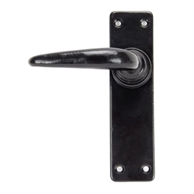 Image of From the Anvil Black Smooth Lever Latch Set