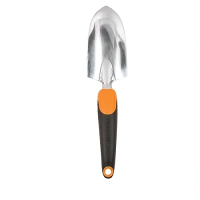 Image of Fiskars 384220 1001 Ergo Garden Hand Trowel, Black