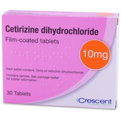 Image of 240 x 10mg Cetirizine Dihydrochloride (8 Months Supply) One a Day hay Fever and Allergy Relief Tablets (8x30 Tablets)