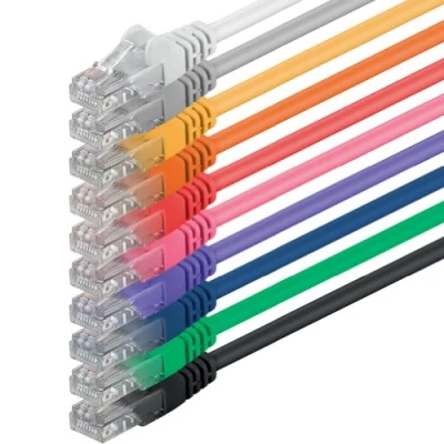 Image of 5m Cat 6 Ethernet Cable Gigabit RJ45 LAN Patch Cord Compatible with Internet, Router, Modem, Smart TV, PC &amp; Laptop Switch Modem 10 colors pieces