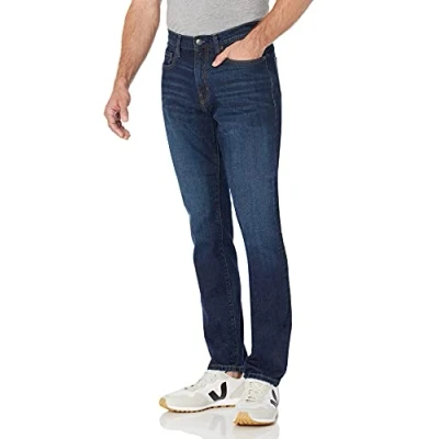 Image of Amazon Essentials Men&#039;s Athletic Fit Stretch Jean, Indigo Wash, 36W / 31L