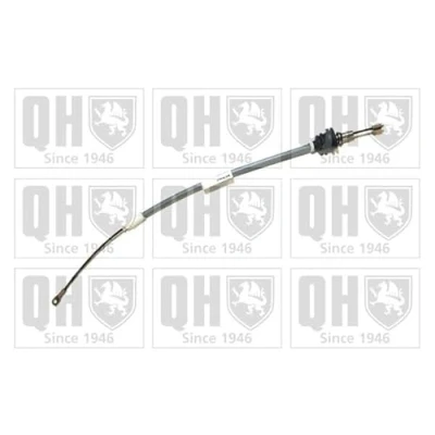 Image of 365304385R, 4420802, 93864844 Brake Cable QUINTON HAZELL BC4367 590, 355mm RENAULT: TRAFIC 2 Kasten, Bus, 2, VAUXHALL: Vivaro Van