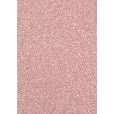 Image of Florence Glitter Cardstock Coloured Card A4 Pink 5 Sheets of Craft Paper Scrapbook for Making and Other Crafts 250 GSM