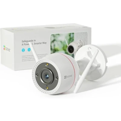 Image of EZVIZ 2K Outdoor Security Camera CCTV Wi Fi Camera, 30M Colour Night Vision, AI Human Motion Detection, Two Way Audio, Strobe &amp; Siren Alert, IP67 Waterproof, 256GB SD Card/Cloud Storage (OutPro)
